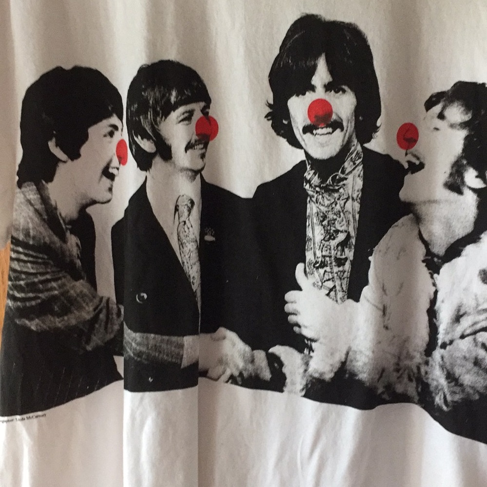 Beatles Fab Four Comic Relief t-shirt.